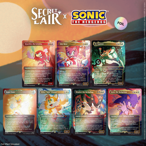 Secret Lair x  Sonic: Friends & Foes