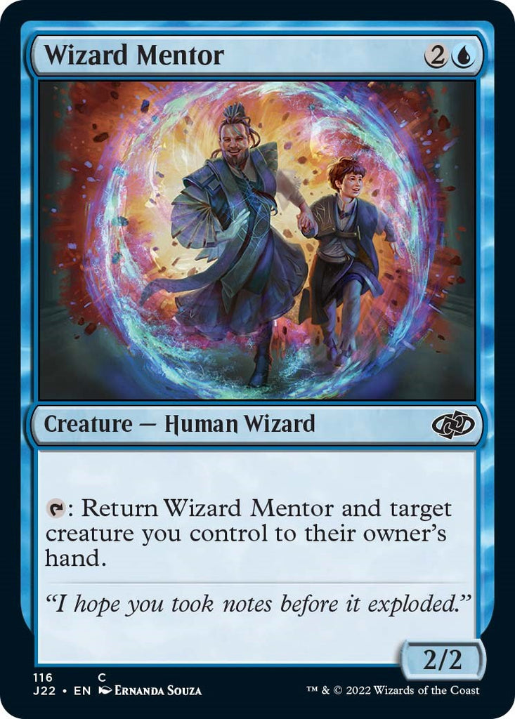 mtg wizard card Wizard Mentor [Jumpstart 2022]