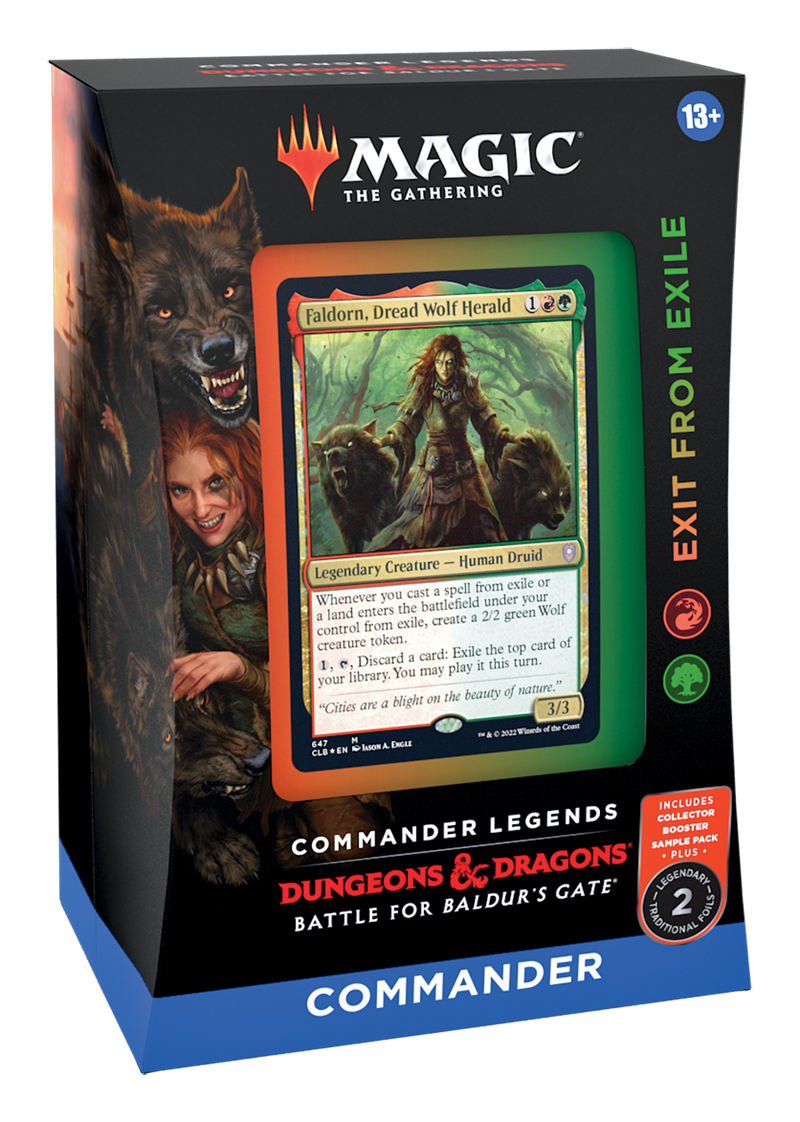 Commander Legends: Battle for Baldur's Gate Commander Decks