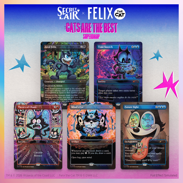 Secret Lair x Felix the Cat: Magic Bag of Tricks