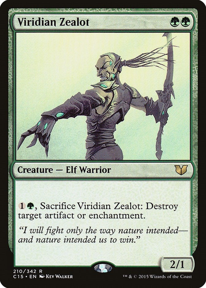 Viridian Zealot (210) (C15)