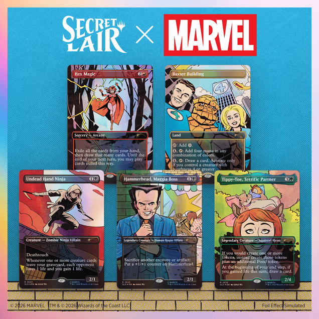 Secret Lair x Marvel: Spinner Rack Specials