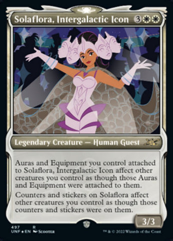 Solaflora, Intergalactic Icon (Showcase) (Galaxy Foil) (497) (UNF)