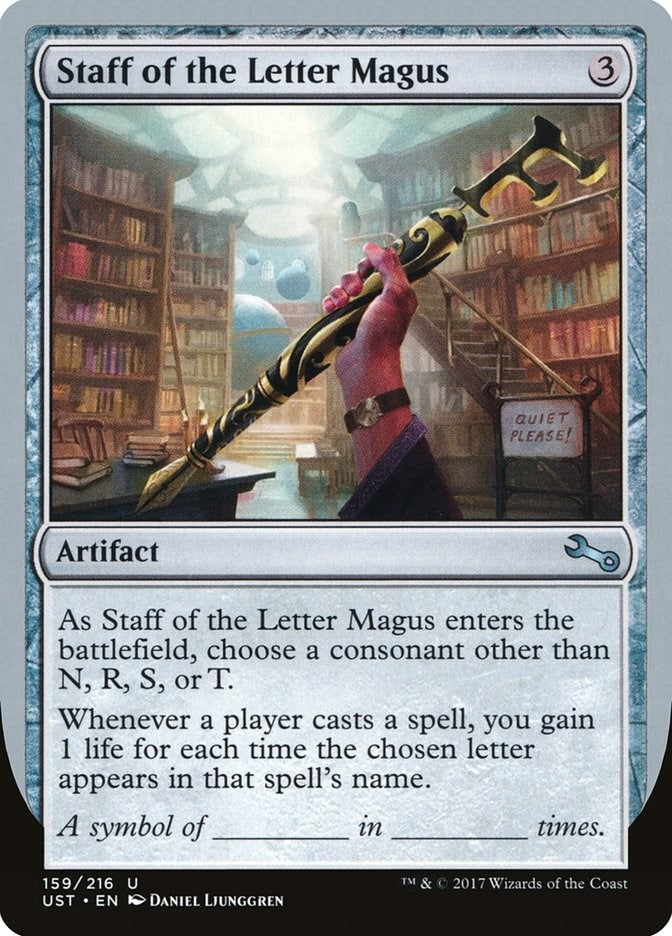Staff of the Letter Magus (159) (UST)