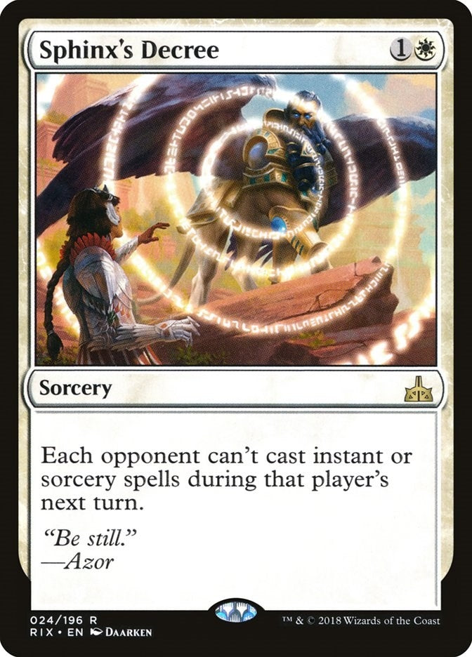Sphinx's Decree (24) (RIX)