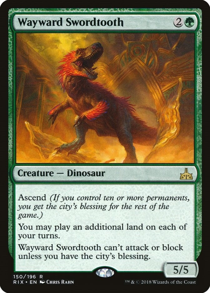 Wayward Swordtooth (150) (RIX)
