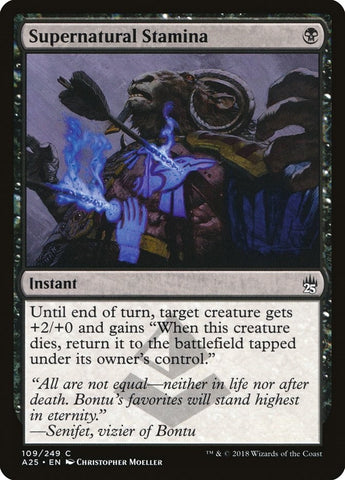 Supernatural Stamina (109) (A25)