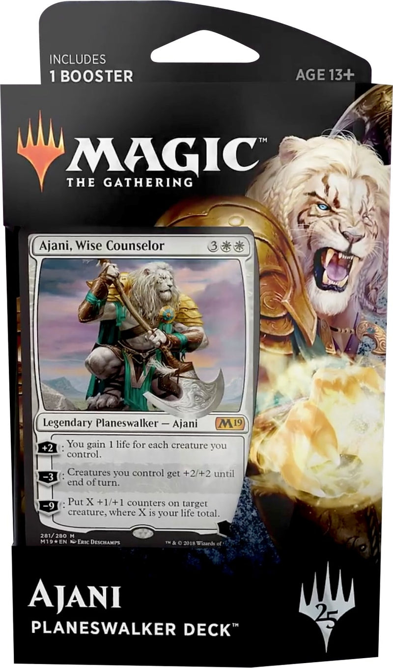 Image for Core Set 2019 - Planeswalker Deck [Ajani] - Magic: The Gathering