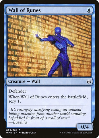 Wall of Runes (75) (WAR)