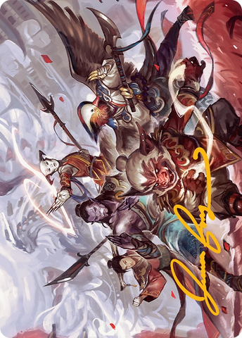 Will of the Jeskai Art Card (54/54) [Tarkir: Dragonstorm Art Series]