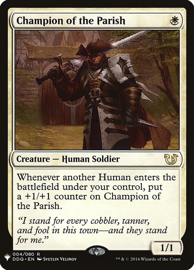 Champion of the Parish (4) (LIST)