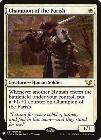 Champion of the Parish (4) (LIST)