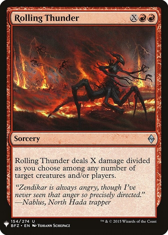 Rolling Thunder (154) (LIST)