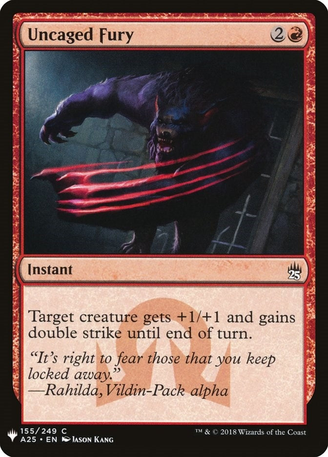 Uncaged Fury (155) (LIST)