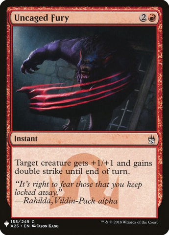Uncaged Fury (155) (LIST)