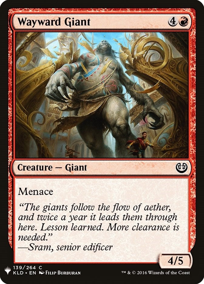 Wayward Giant (139) (LIST)