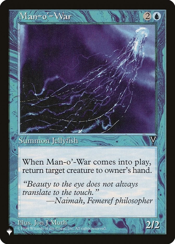 Man-o'-War (VIS) (LIST)