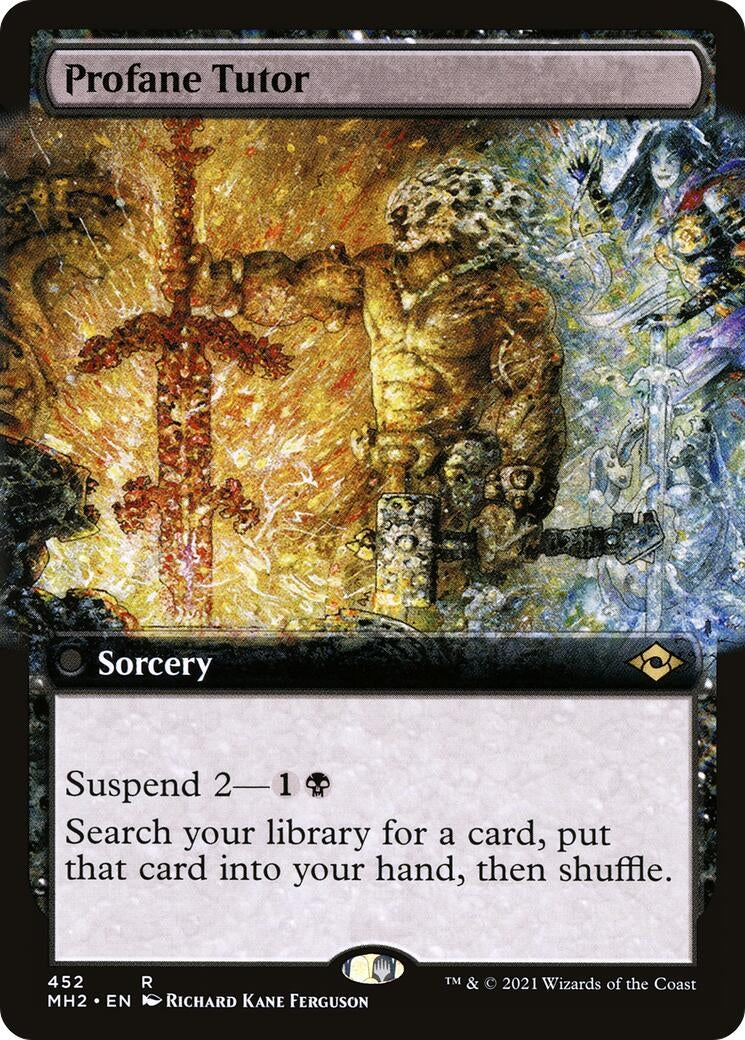 Profane Tutor (Extended Art) [Modern Horizons 2]