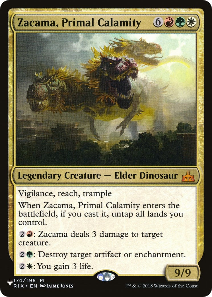 Zacama, Primal Calamity (174/196) (LIST)