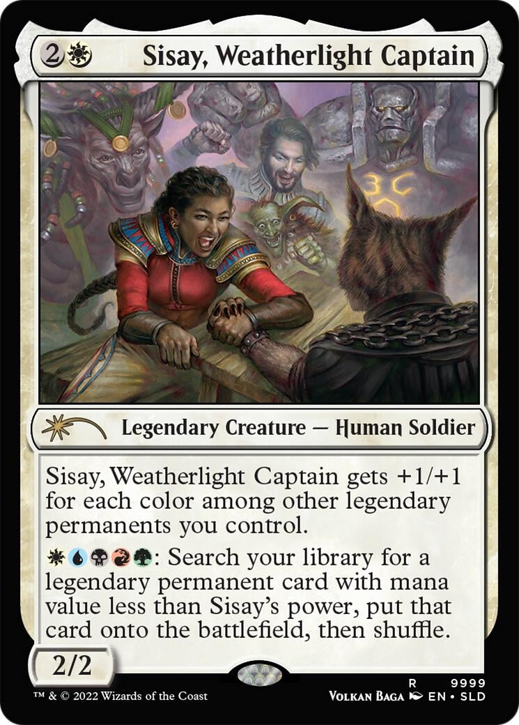 Sisay, Weatherlight Captain (9999) (SLD)