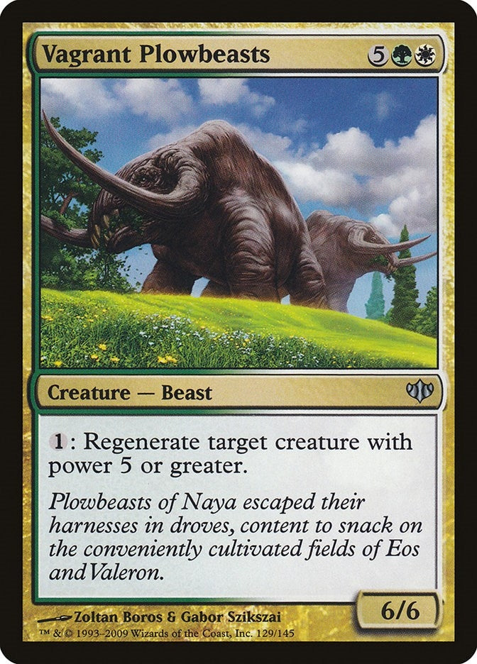Vagrant Plowbeasts (129) (CON)