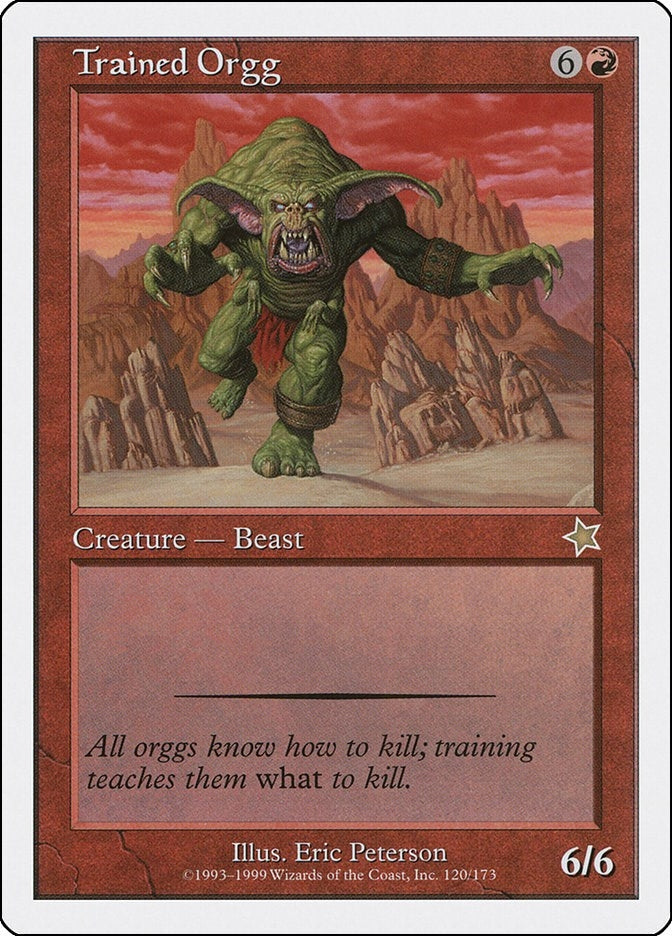 Trained Orgg (120) (S99)