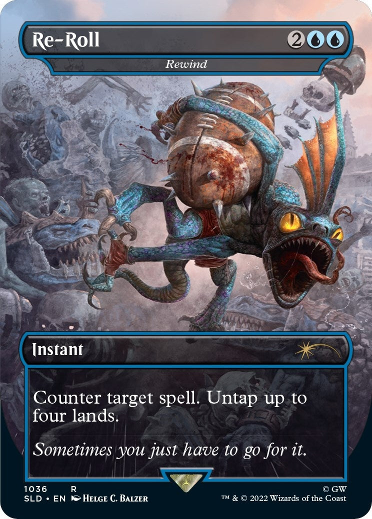 Re-Roll - Rewind (Borderless) [Secret Lair Drop Series]