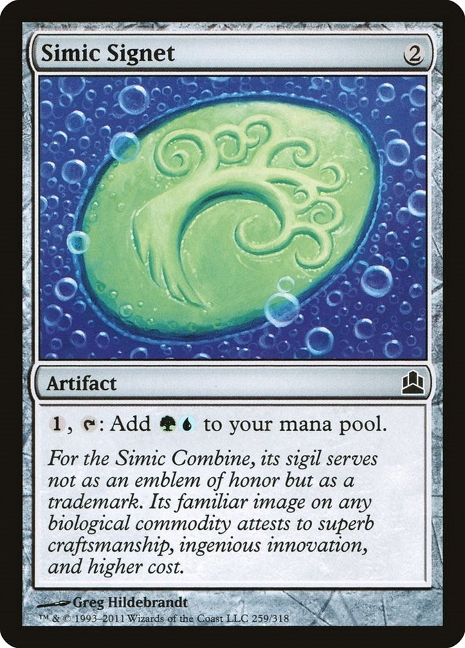 Simic Signet (259) (CMD)