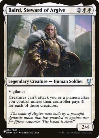 Baird, Steward of Argive (004/269) (LIST)