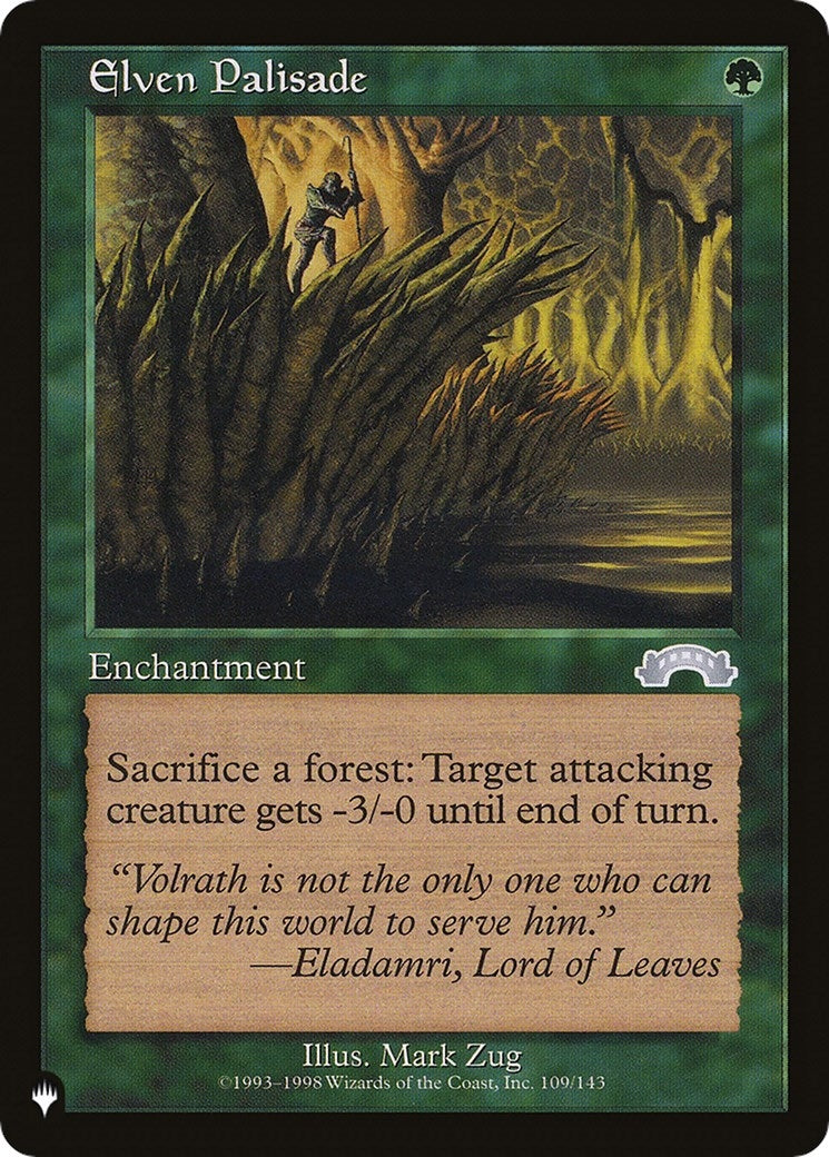 Elven Palisade (109/143) (LIST)