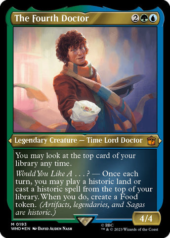 The Fourth Doctor (Display Commander) - Thick Stock (193) (WHO)