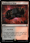 Shadowblood Ridge (Surge Foil) [Doctor Who]