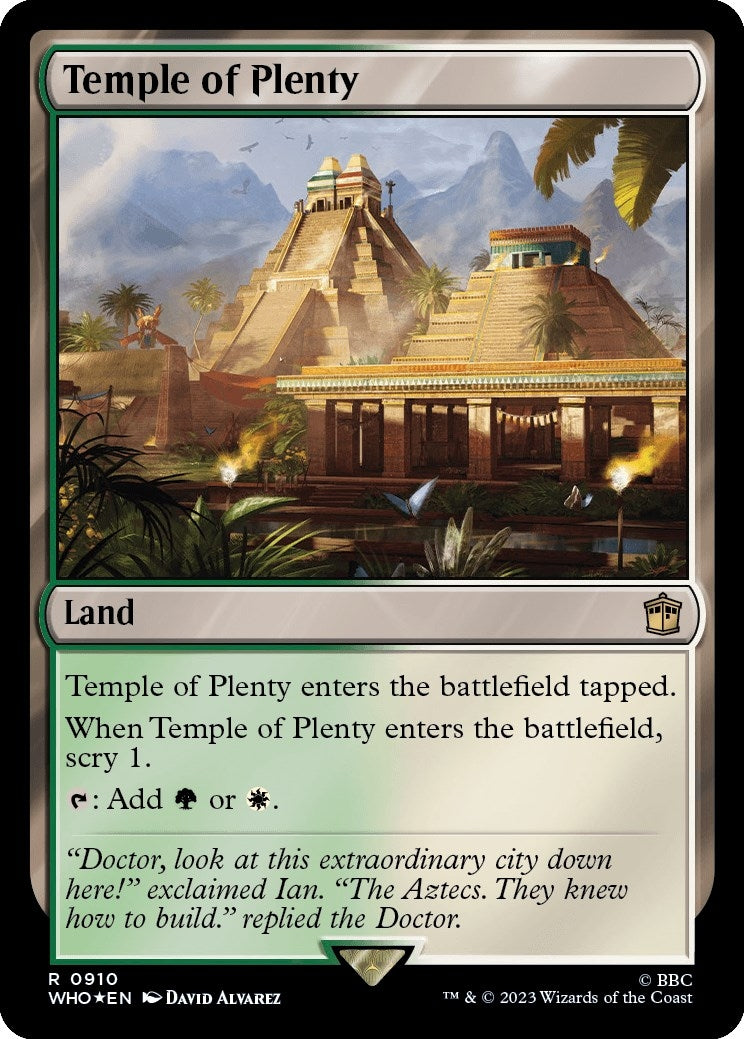 Temple of Plenty (Surge Foil) (910) (WHO)