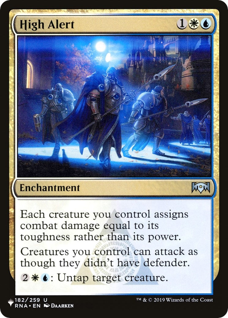 High Alert (182/259) (LIST)
