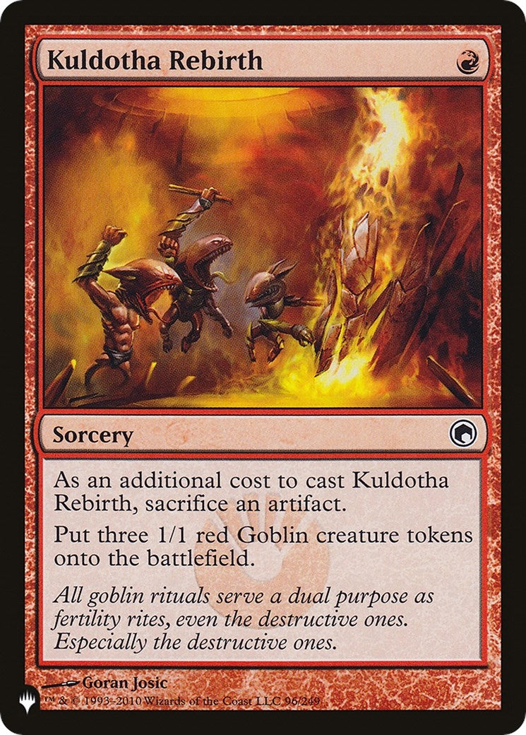 Kuldotha Rebirth (96/249) (LIST)