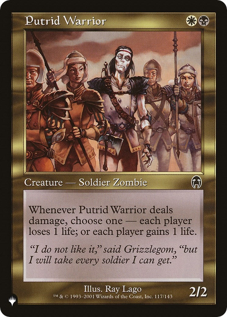 Putrid Warrior (117/143) (LIST)