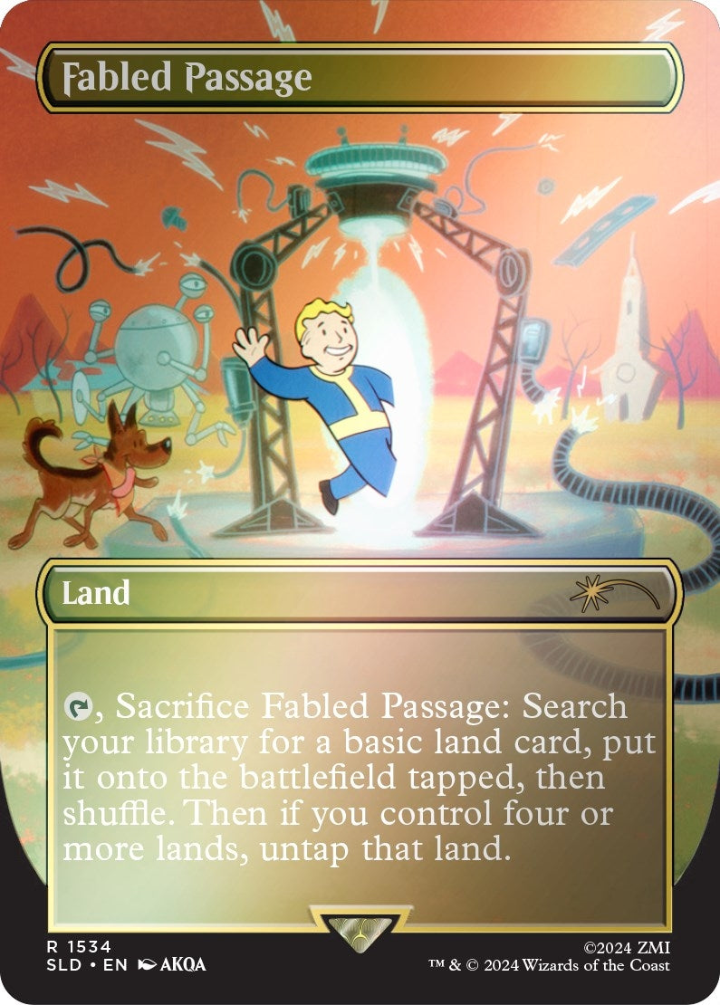 Fabled Passage (1534) (Rainbow Foil) [Secret Lair Drop Series]