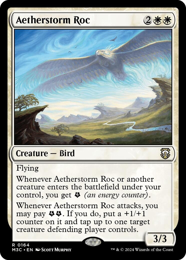 Aetherstorm Roc (Ripple Foil) [Modern Horizons 3 Commander]