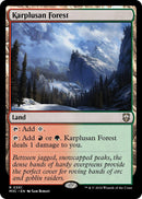 Karplusan Forest (Ripple Foil) [Modern Horizons 3 Commander]