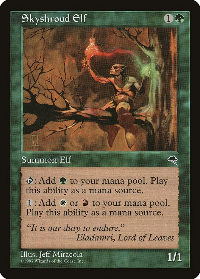 Skyshroud Elf (255) (TMP)