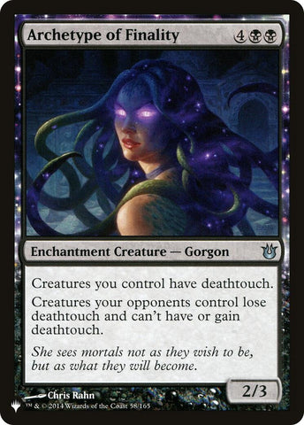 Archetype of Finality [The List]