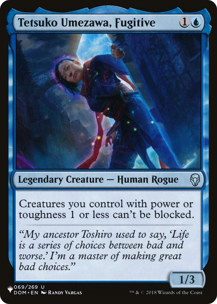 Tetsuko Umezawa, Fugitive (DOM) (069/269) (LIST)