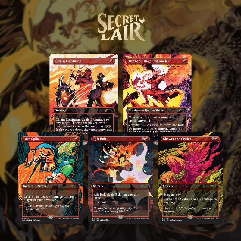 Secret Lair Ultimate Pencil Superdrop - EVERYTHING IS ON FIRE