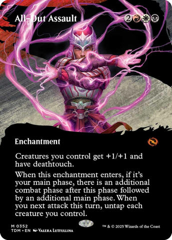 All-Out Assault (Borderless) [Tarkir: Dragonstorm]