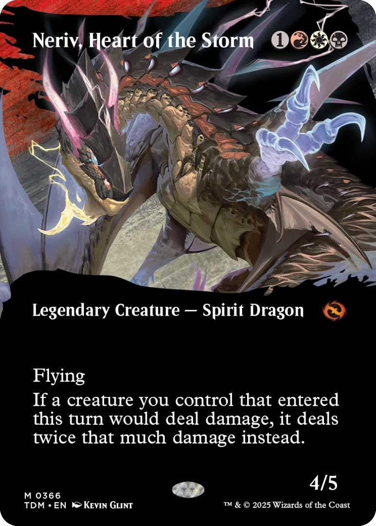 Neriv, Heart of the Storm (Borderless) [Tarkir: Dragonstorm]