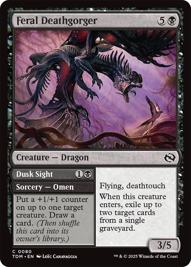 Feral Deathgorger [Tarkir: Dragonstorm]