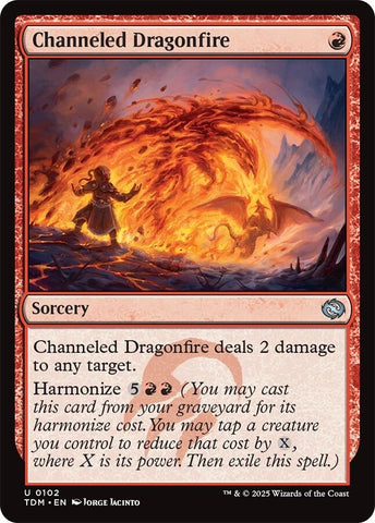 Channeled Dragonfire [Tarkir: Dragonstorm]