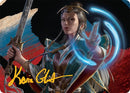 Narset, Jeskai Waymaster Art Card (44/54) (Gold-Stamped Signature) [Tarkir: Dragonstorm Art Series]