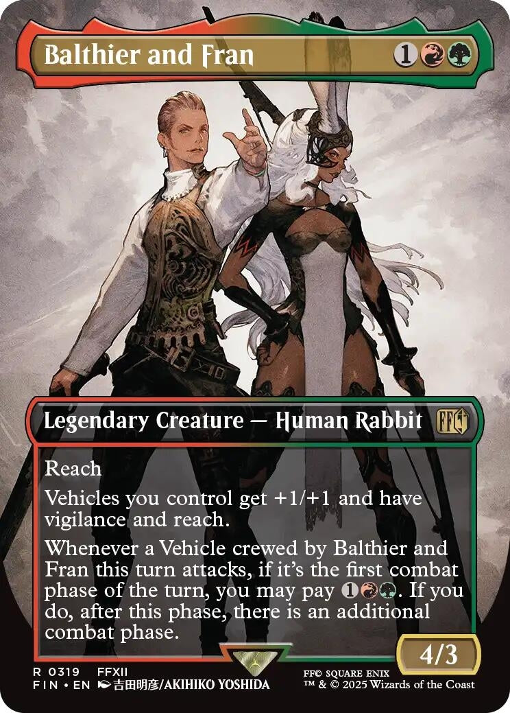 Balthier and Fran (Borderless) (0319) [FINAL FANTASY]