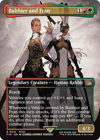 Balthier and Fran (Borderless) (0319) [FINAL FANTASY]